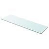 vidaXL Shelves 2 pcs Panel Glass Clear 100x30 cm