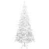 vidaXL Artificial Pre-lit Christmas Tree with Ball Set L 240 cm White