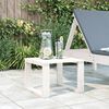 vidaXL Garden Side Table White 40x38x28.5 cm Solid Wood Pine