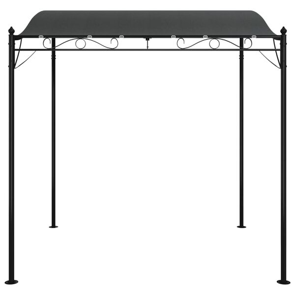 vidaXL Canopy Anthracite 2x2.3 m 180 g/m² Fabric and Steel