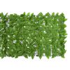 vidaXL Balcony Privacy Screen with Green Leaves 600x75 cm