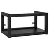 vidaXL Bathroom Washbasin Frame | Black | Powder-coated iron | Medium | Durable
