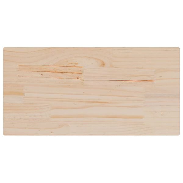 vidaXL Table Tops 2 pcs 90x45x2.5 cm Rectangular Solid Wood Pine