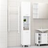 vidaXL Bathroom Cabinet White 30x30x179 cm Engineered Wood