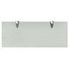 vidaXL Floating Shelves 2 pcs Glass 50x20 cm 8 mm
