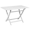 vidaXL 5 Piece Outdoor Dining Set Solid Acacia Wood White