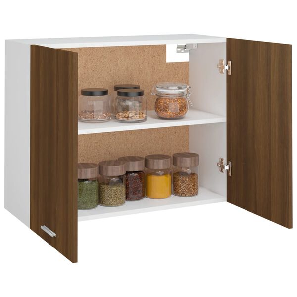 vidaXL Hanging Cabinet Lyon Brown Oak 80x31x60 cm Engineered Wood