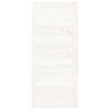 vidaXL Barn Door White 90x1.8x204.5 cm Solid Wood Pine