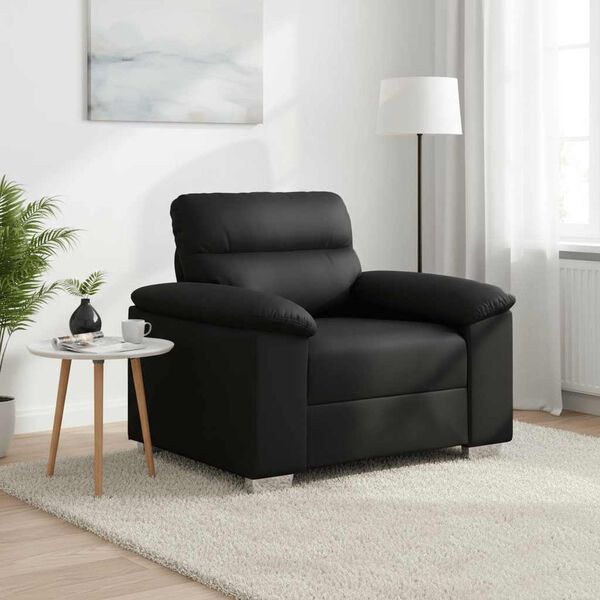 vidaXL Sofa Chair&nbsp;Black 100x81x84 cm Faux Leather