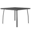 vidaXL Garden Table Anthracite 100x100x72 cm Steel Mesh