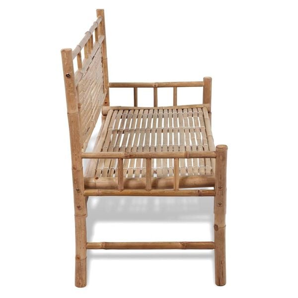 vidaXL Garden Bench 120 cm Bamboo