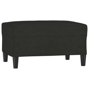 vidaXL Footstool Black 70x55x41 cm Fabric