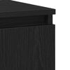 vidaXL Sideboard Black Oak 104 x 35 x 70 cm Engineered Wood