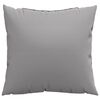 vidaXL Throw Pillows 4 pcs Grey 50x50 cm Fabric