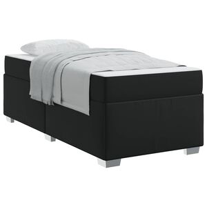 vidaXL Bed Frame Black 90 x 190 cm Fabric