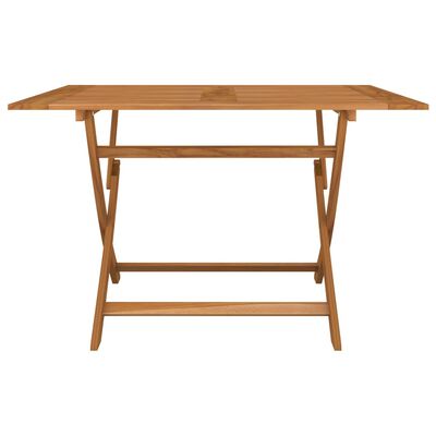 vidaXL Folding Garden Table 120x70x75 cm Solid Wood Acacia