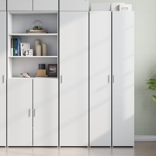 vidaXL Highboard White 40x42.5x185 cm Engineered Wood
