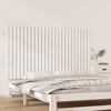 vidaXL Wall Headboard White 159.5x3x90 cm Solid Wood Pine