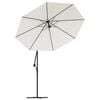 vidaXL Replacement Fabric for Cantilever Umbrella Sand White 350 cm