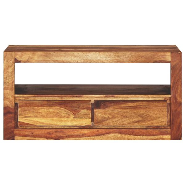 vidaXL TV Cabinet Solid Acacia Wood 80x30x40 cm