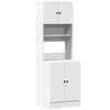 vidaXL Kitchen Cabinet White 60x50x180 cm Engineered Wood