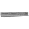 vidaXL Pallet Cushions 7 pcs Grey Fabric