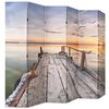 vidaXL Folding Room Divider 228x170 cm Lake