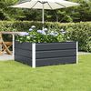 vidaXL Planter Anthracite 100 x 100 x 45 cm Steel