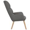 vidaXL Relaxing Chair Light Grey Fabric