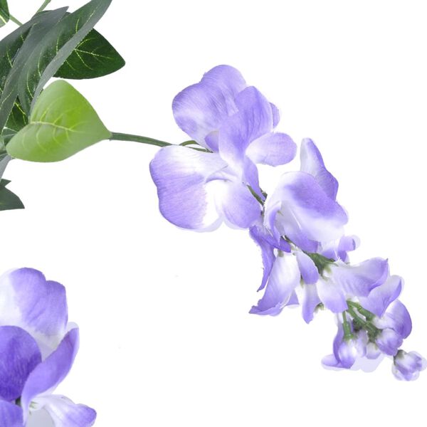 vidaXL Artificial Wisteria with Pot 120 cm