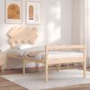 vidaXL Senior Bed without Mattress Single Solid Wood