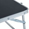 vidaXL Folding Camping Table Grey Aluminium 60x40 cm