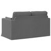 vidaXL Sofa Dark Grey 139 x 78 x 80 cm Fabric