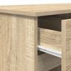 vidaXL Desk with Drawer Sonoma oak 140 x 49 x 76 cm Engineered wood