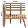 vidaXL 6 Piece Garden Lounge Set Solid Wood Acacia
