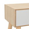 vidaXL Bedside Table with a Drawer 44x30x58.5 cm Solid Pinewood