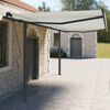 vidaXL Awning Post Set Anthracite 450x245 cm Iron