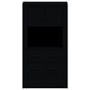 vidaXL Highboard Black Engineered Wood