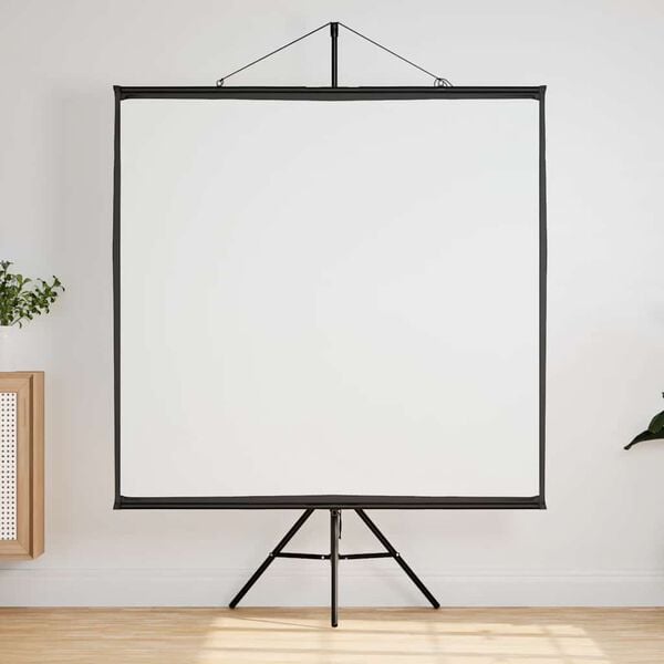 vidaXL Projection Screen with Tripod 72 Inch 1:1