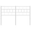 vidaXL Metal Headboard White 150 cm