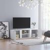 vidaXL TV Cabinet White 120x34x37 cm Engineered Wood