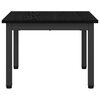 vidaXL Coffee Table Black Oak 50 x 50 x 36 cm Engineered Wood