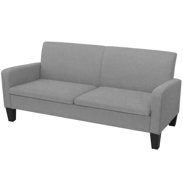 vidaXL 3-Seater Sofa 180x65x76 cm Dark Grey