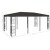vidaXL Gazebo 3x6 m Anthracite