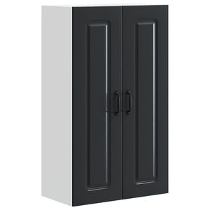 vidaXL Dishwasher Panel Kalmar Black 60 x 31 x 100 cm Engineered Wood