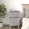 vidaXL Bedside Cabinet Concrete Grey 40x35x70 cm