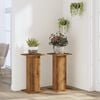vidaXL Plant Stands 2 pcs Artisian Oak 30x30x60 cm Engineered Wood