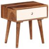vidaXL Bedside Table Solid Acacia Wood 45x30x45 cm