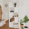 vidaXL Book Cabinet Room Divider White 60x24x155 cm Engineered Wood