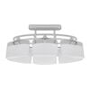 Ceiling Lamp with Ellipsoid Glass Shades for 6 E14 Bulbs